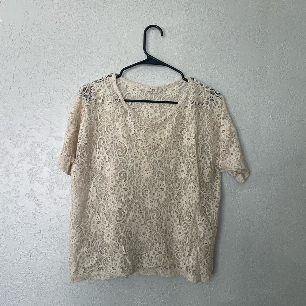 Forever 21 XXI lace top
